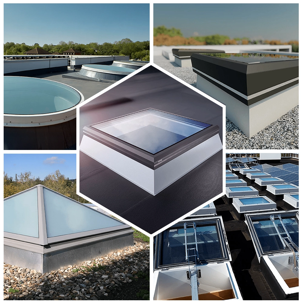 Lamilux FE Glass Enerji Verimli Düz Çatı Işıklığı