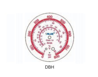 Value Ø68 Yük.Basınç Mnfld Saati (R410)